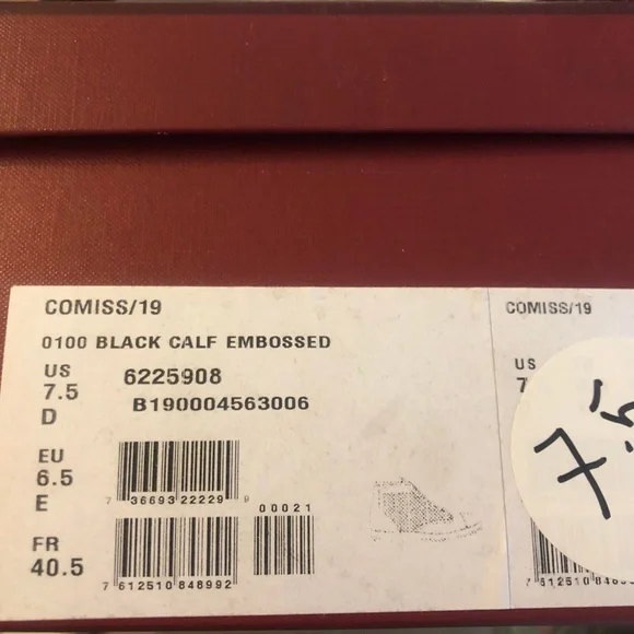 Bally Comiss US 7.5 - Picture 5 of 5